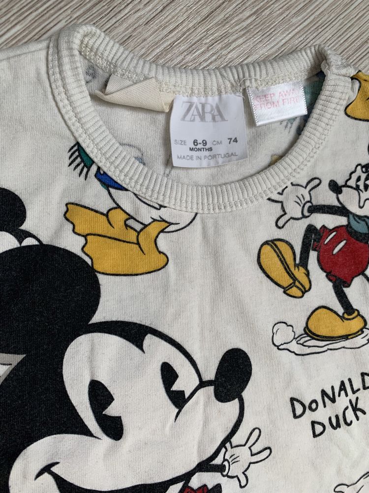 Бодик Disney реглан Zara Микки Маус