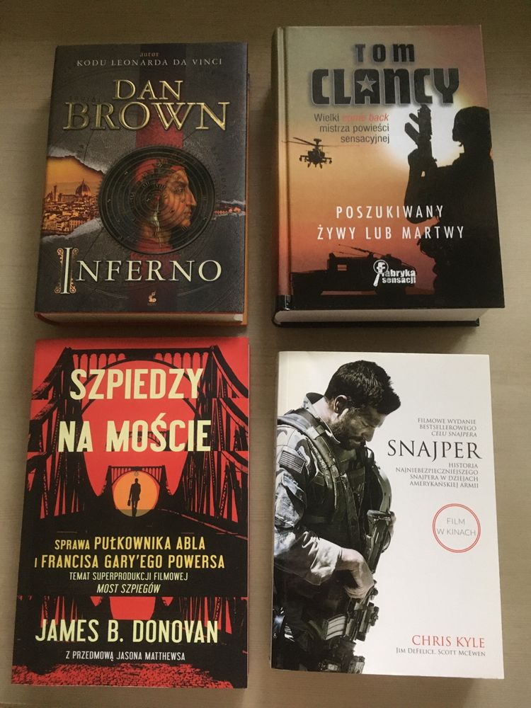 Literatura sensacyjna 4 książki