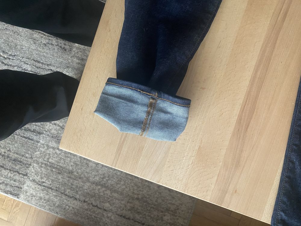 Джинси Gap slim fit 31/34, темно-сині