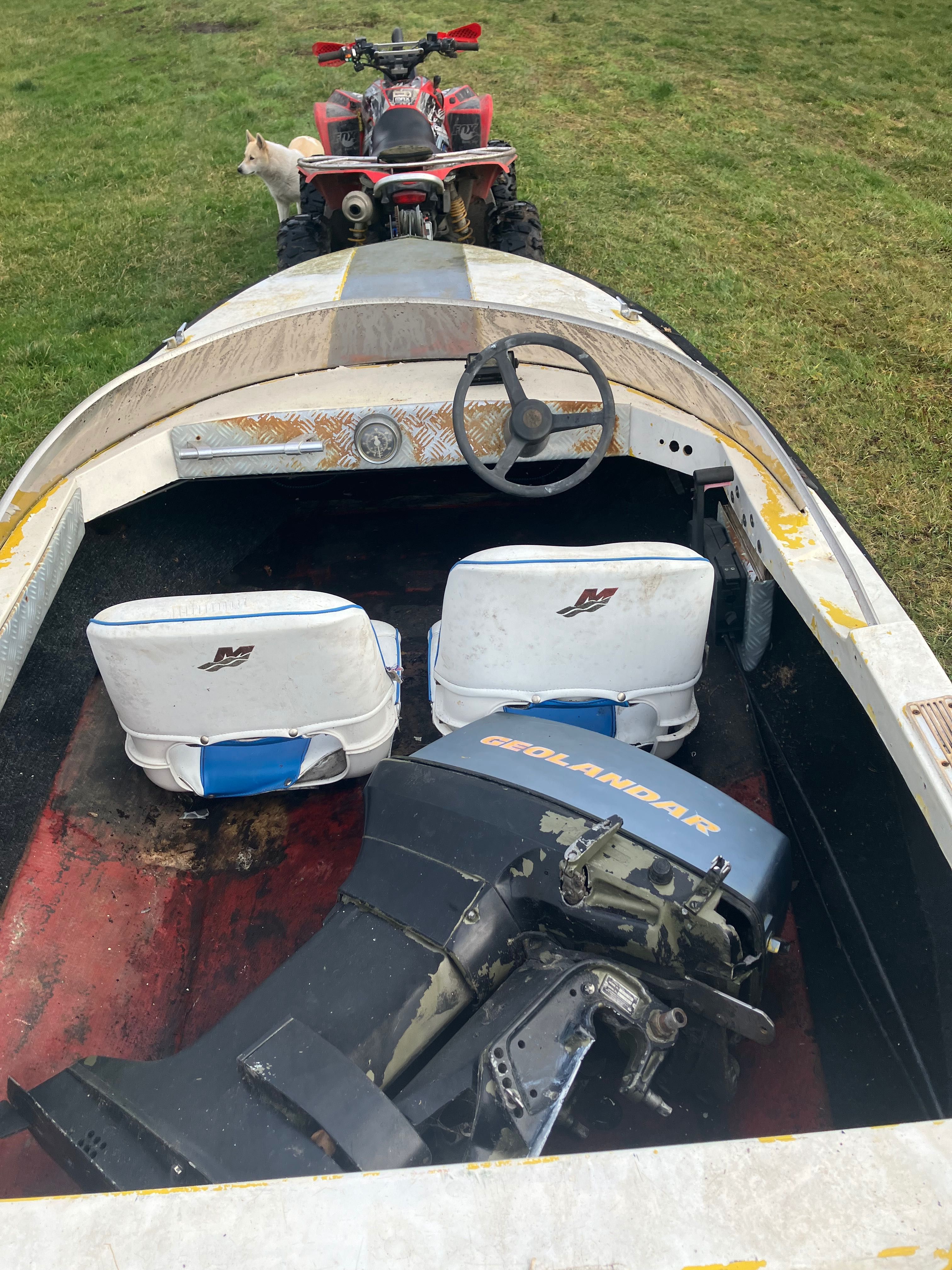 Lodka motorowa silnik evinrude 50