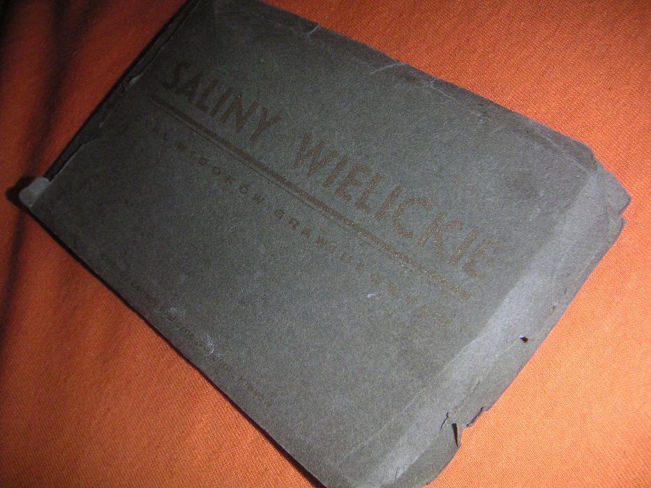 Wieliczka pocztówki Saliny Wielickie Międzywojnie komplet10szt/etui