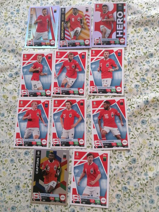 Karty piłkarskie Match Attax 2024 Euro Austria.