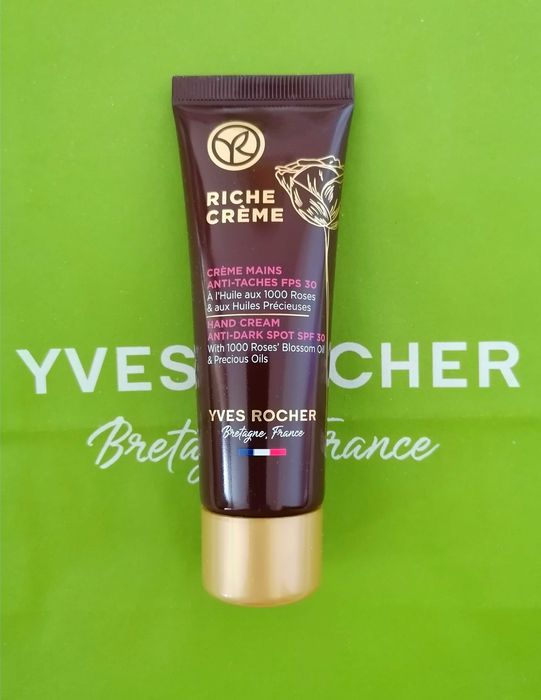Крем для рук от пигментых пятен с SPF Riche Creme Yves Rocher Ів Роше