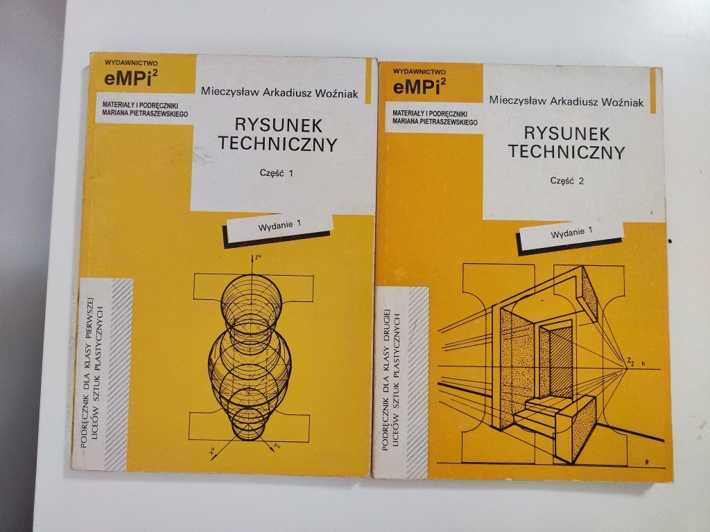 Rysunek techniczny część 1 i 2 - Mieczysław Arkadiusz Woźniak "