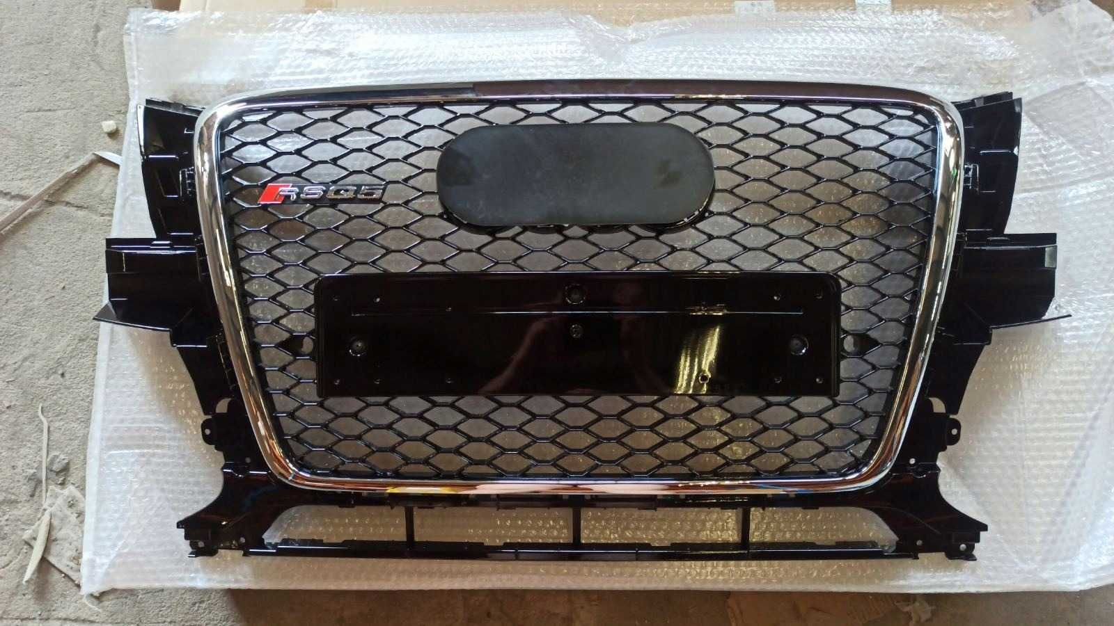 Atrapa Grill Audi Q5 2008 / 2011  styl RSQ5 BLACK / Chrome