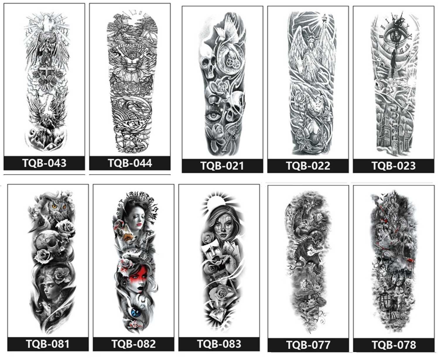 Временные татуировки для женщин и мужчин Флеш тату более 1000 видов