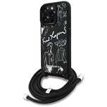 Etui Karl Lagerfeld Crossbody Grained Pattern & Logo do iPhone 16 Pro
