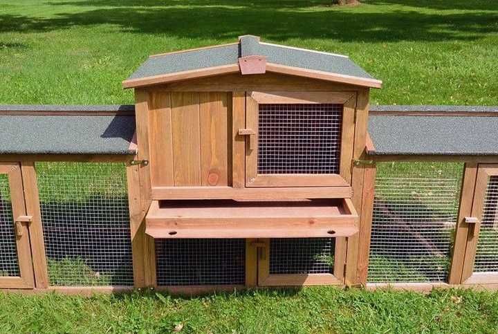 WYSYŁKA*Klatka drewniana solidna dla królików kur kurnik domek zamykan