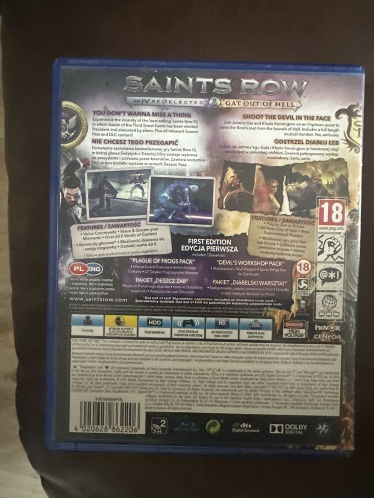 Gra Saints row 4 IV PS4