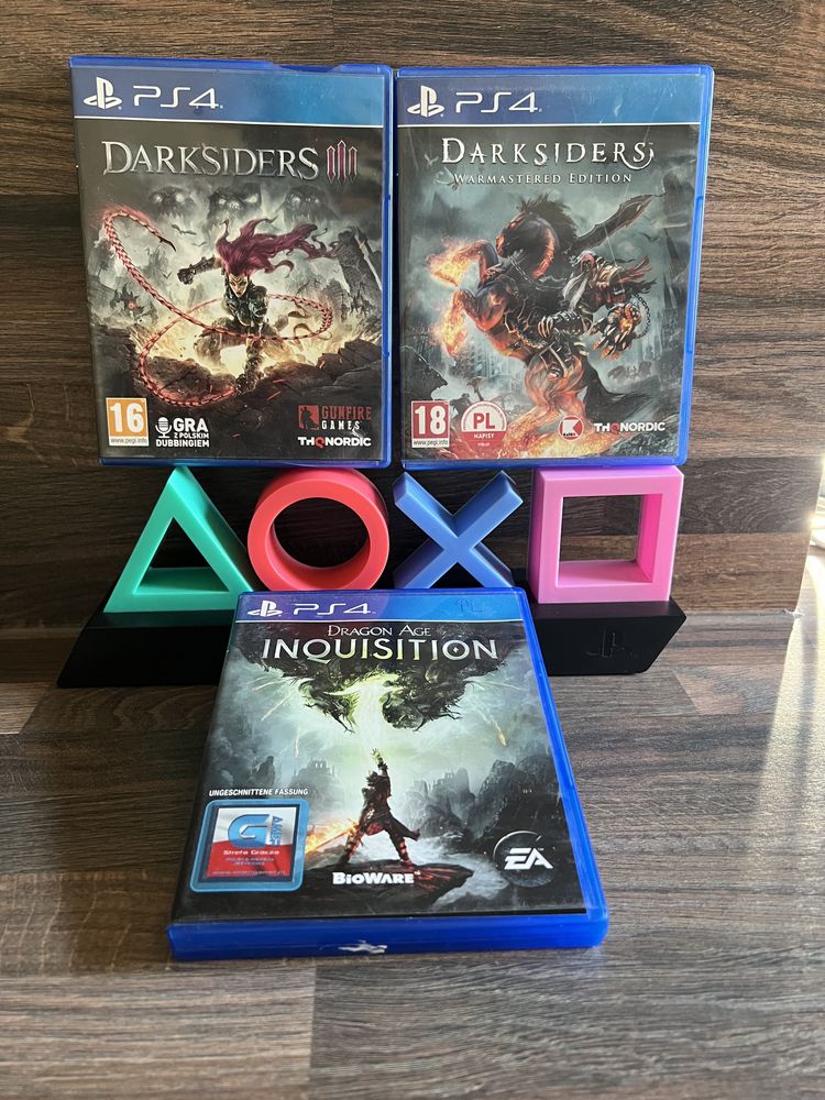 PlayStation Ps 4 Dragon Age Inkwizycja, Darksiders, 1 Darksiders III