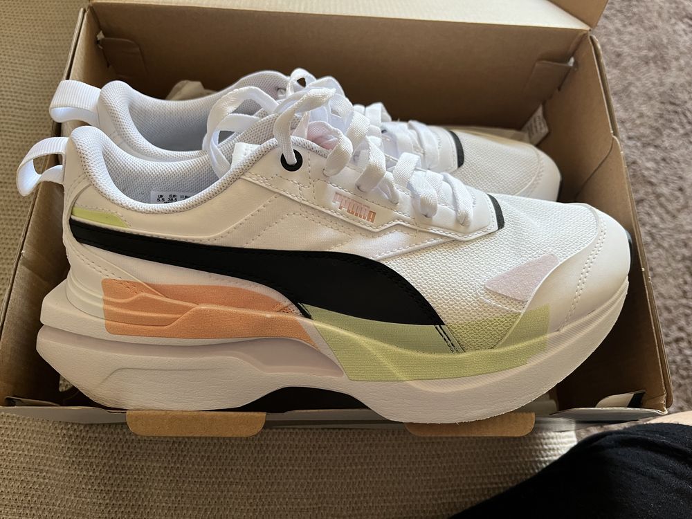 Кроссовки puma kosmo white 38,5 25 см