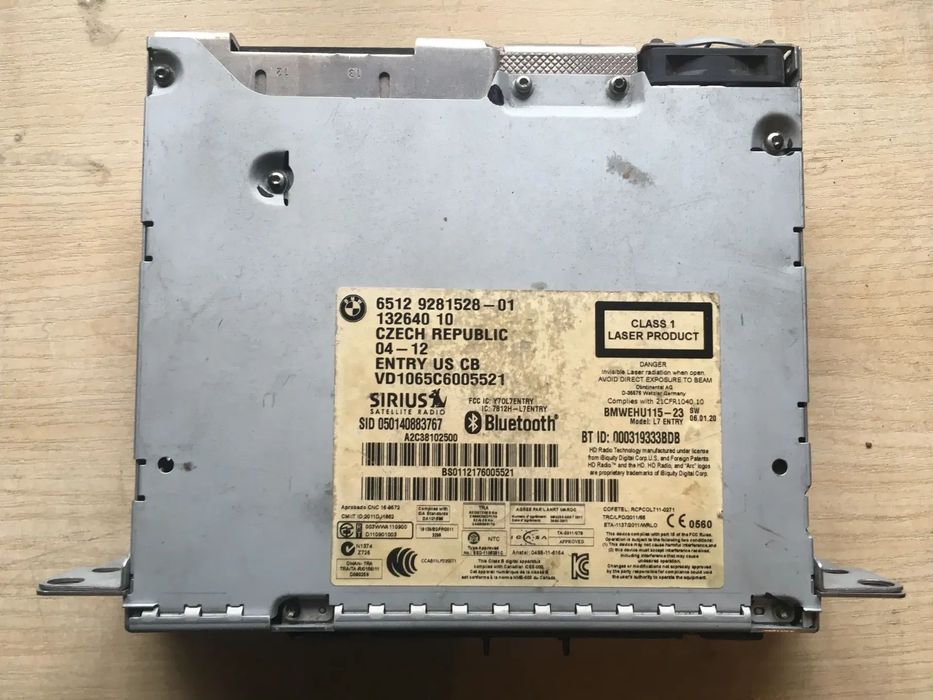 RADIO BMW PROFESSIONAL CD 9281528 1 F20 F21 2 F22 F23 3 F30 F31 F34 GT