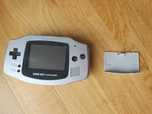 Gameboy Advance obudowa srebrna klapka baterii wyświetlacz
