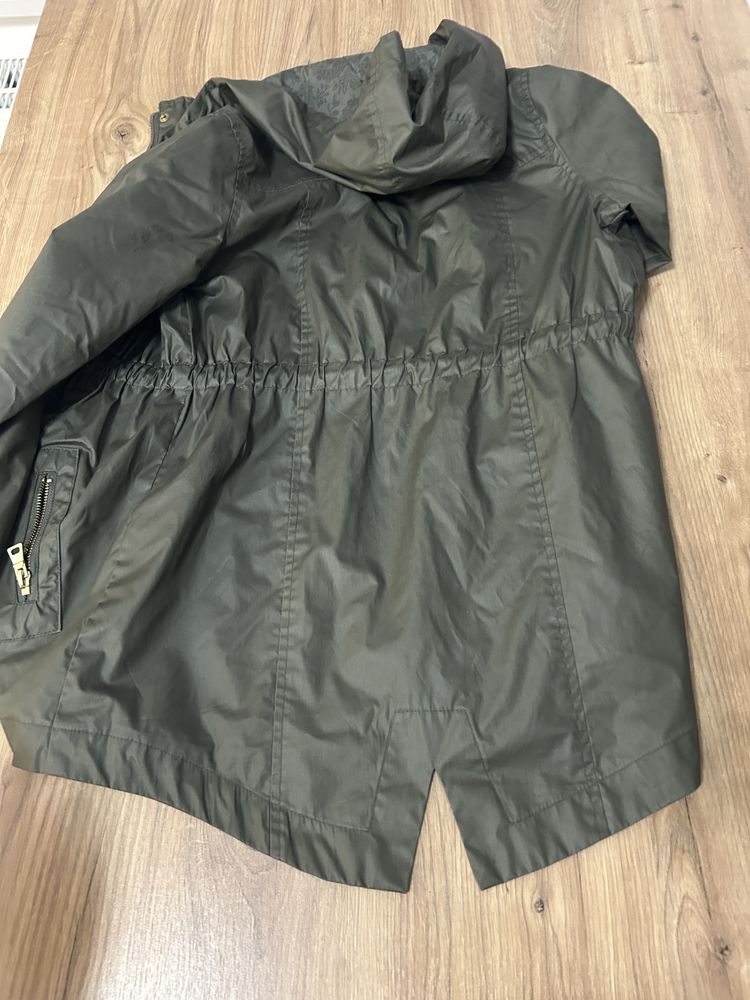 Płaszczyk parka woskowy dziewczynka