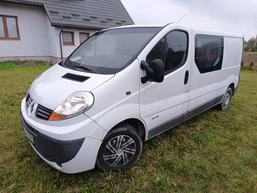 Renault Trafic 2.0dci 6.osob. Brygadówka Long Klima