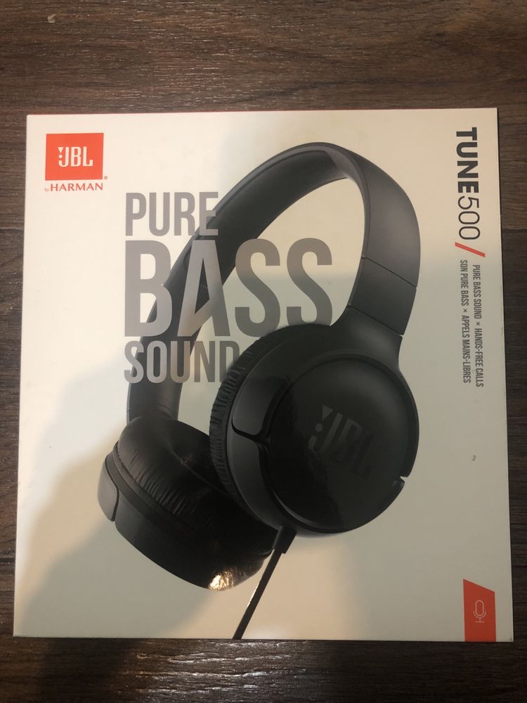 Наушники гарнитура JBL T500 Black