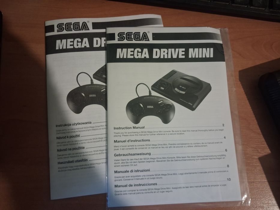 Retro Konsola Sega Mega Drive Mini Nowa 40 Gier