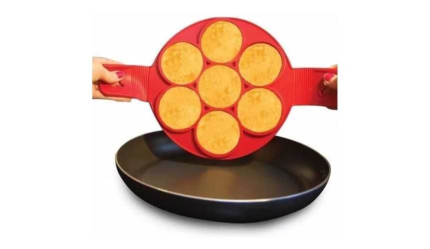Forma de silicone para fazer panquecas