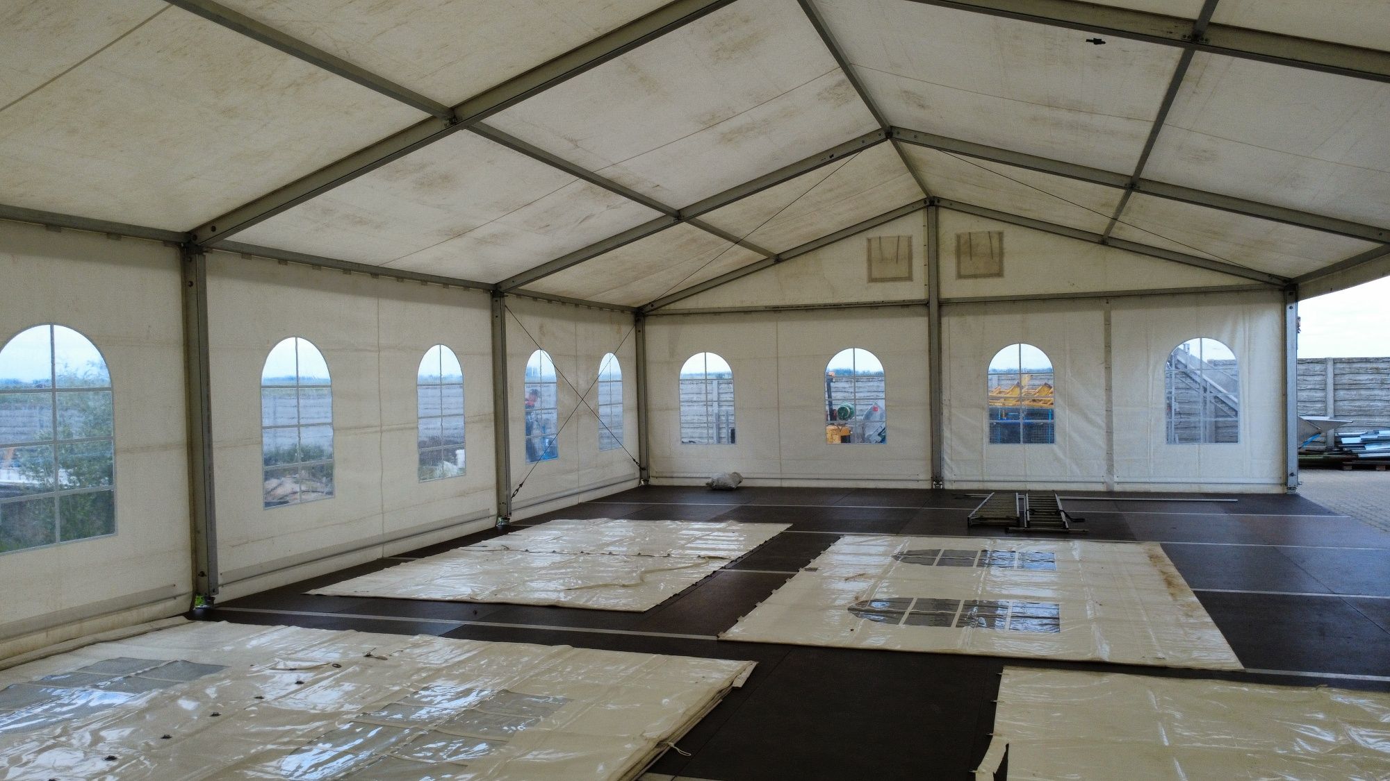 Hala namiotowa eventowa imprezowa z podłogą 10x20 aluminiowa POL-PLAN