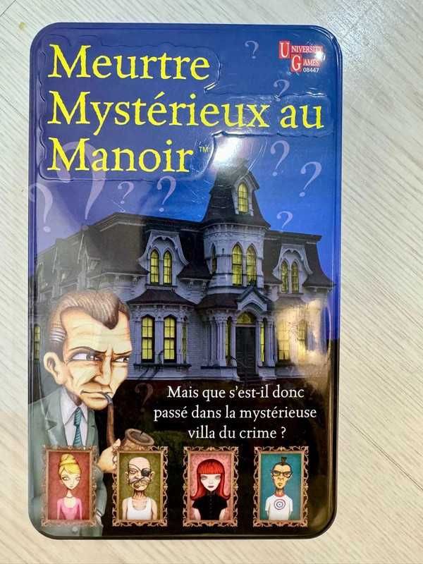 Jogo "Meurtre Mysterieux au Manoir"