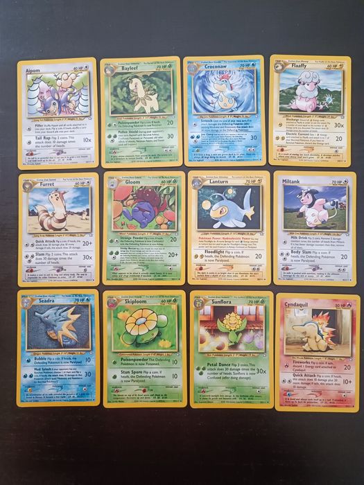 Cartas Pokémon neo