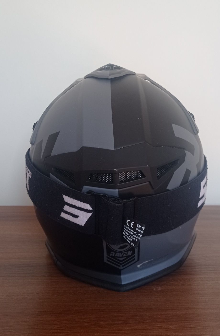 kask full face+gogle - rozmiar M