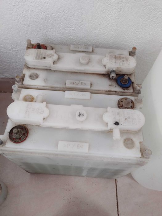 2 Baterias Saft 100 MRE, eletrólito hidróxido de potássio