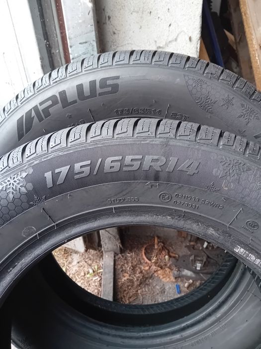 175/65 /14   2szt  zimowe  2023r    100% bieżnika