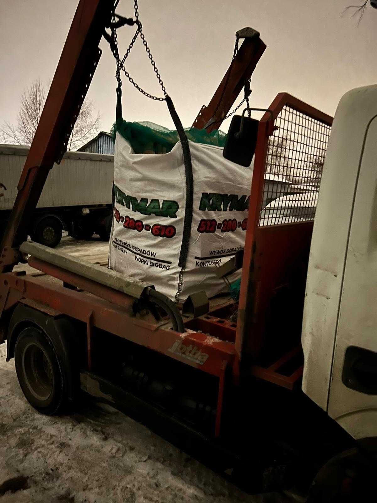 Wywóz Gruzu Śmieci Odpadów Wynajem Kontenerów WORKI BIG BAG Radzymin