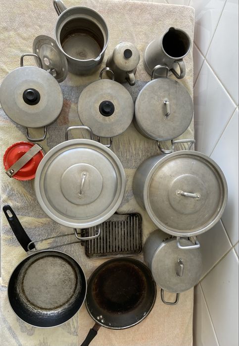 Conjunto tachos e frigideiras