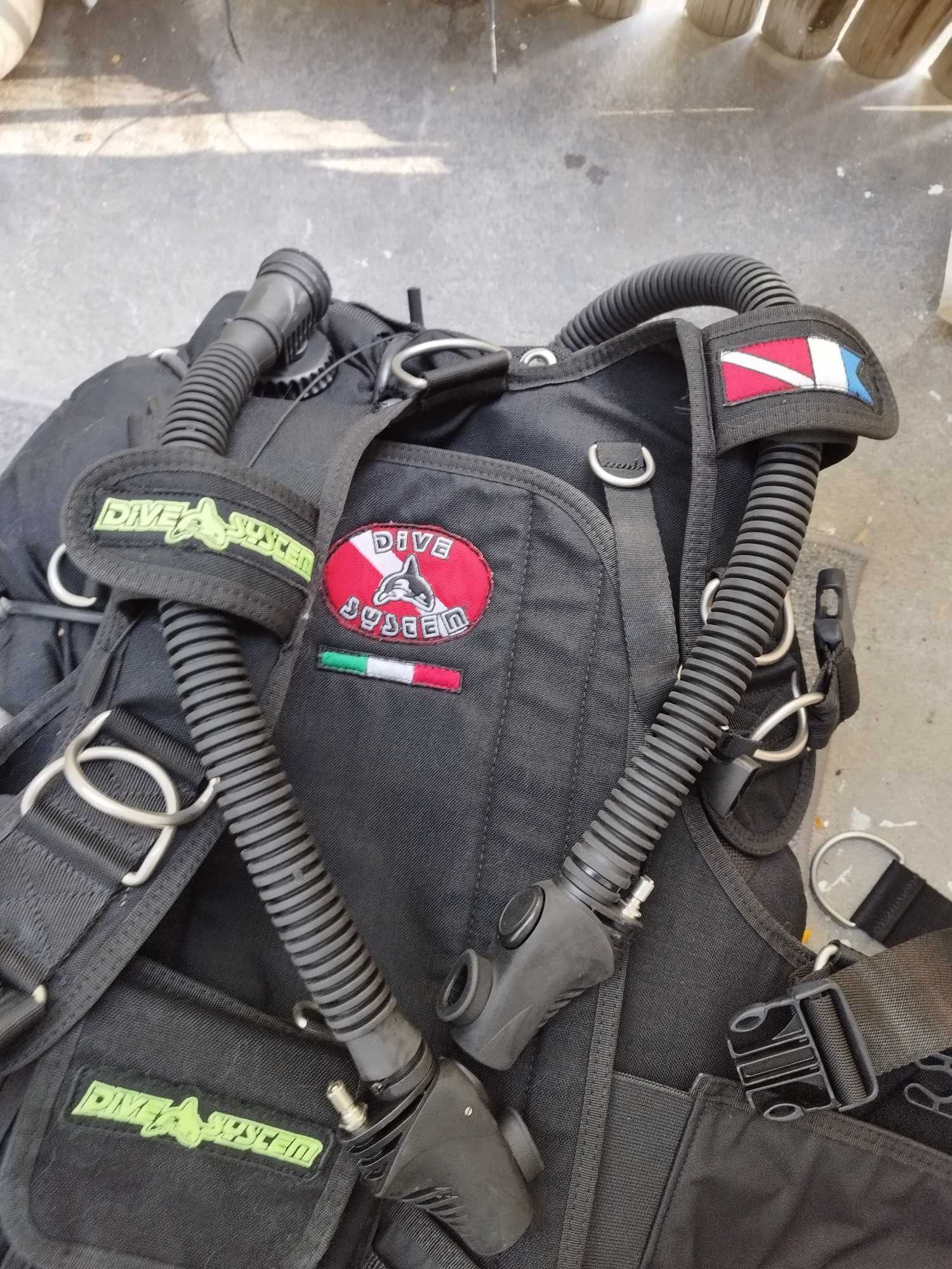 Kamizelka/BCD/Jacket techn. Dive System Tech Deep 2x40L starsza.wersja