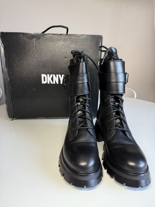 Черевики/чоботи DKNY натураль шкіра оригінал купувала в Мілані за 330€