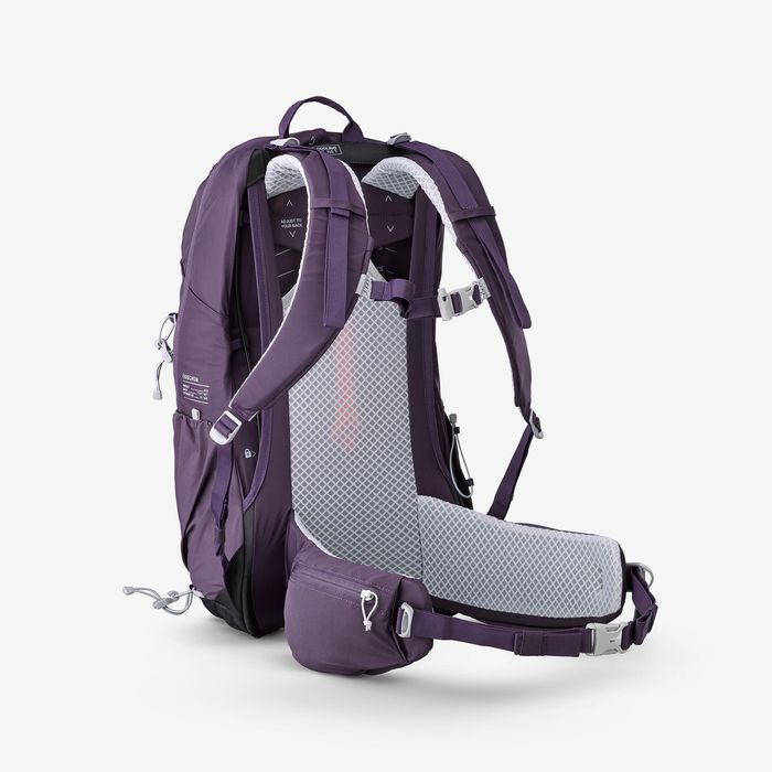 Mochila de caminhada ventilada 25L - MH500 Violeta