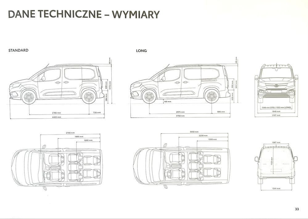 Toyota Proace City Verso Prospekt Katalog Język Polski