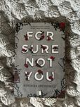 "For sure not you'' - książka nieużywana