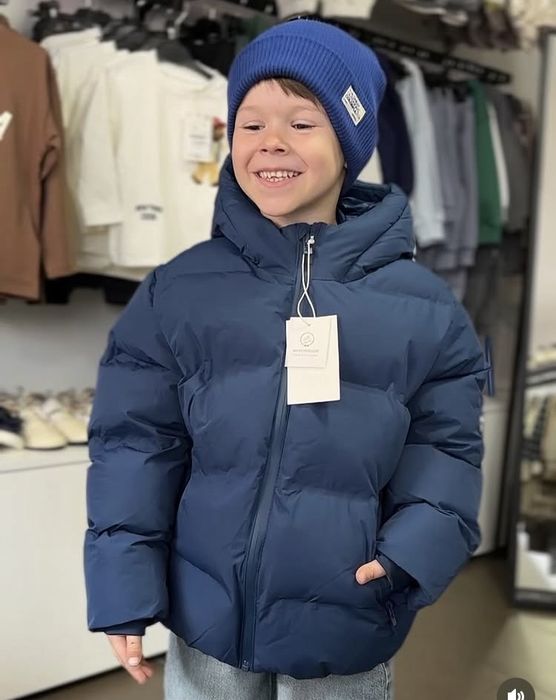 Дитяча куртка Zara євро зима для хлопчика 128