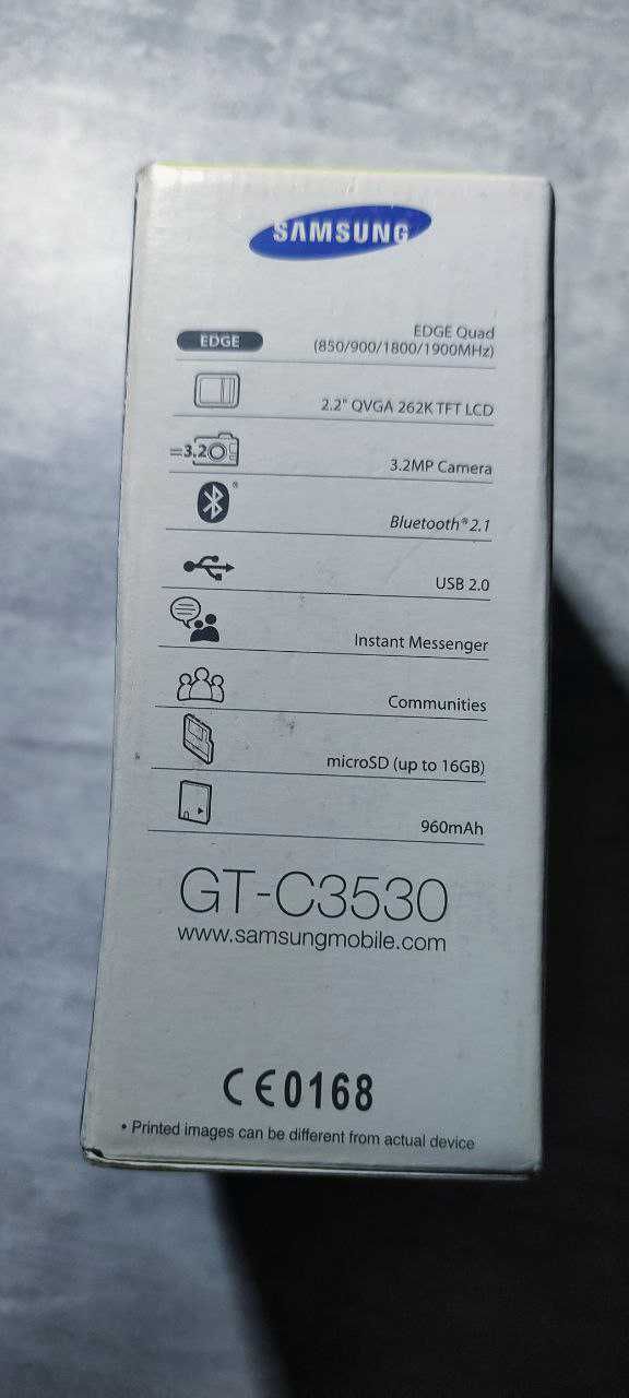 Телефон Самсунг Samsung GT-C3530 металевий корпус