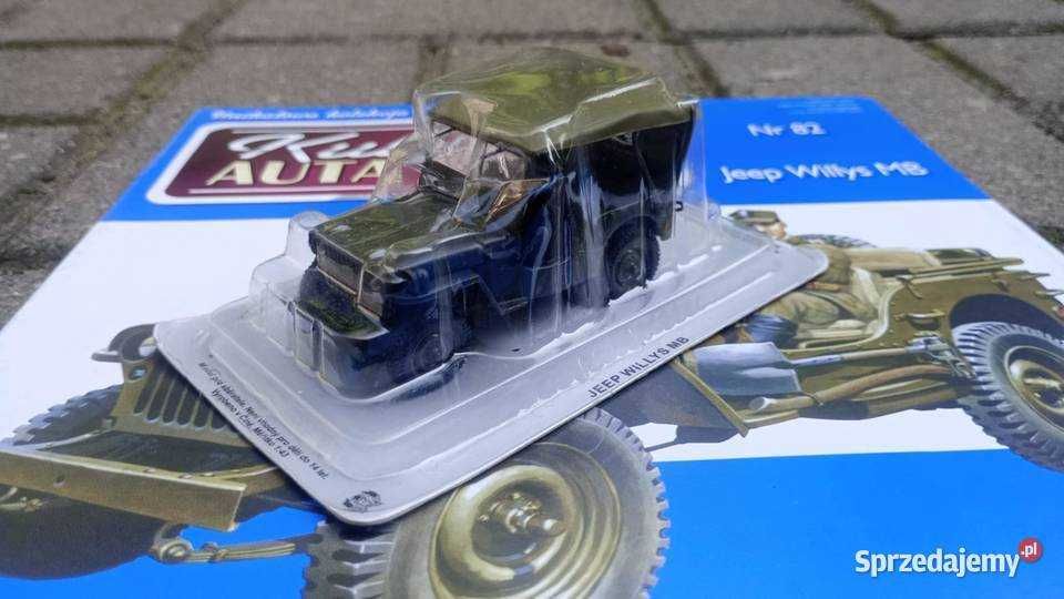 JEEP WILLYS MB wojskowy kultowe auta PRL deagostini 1:43 model Nowy