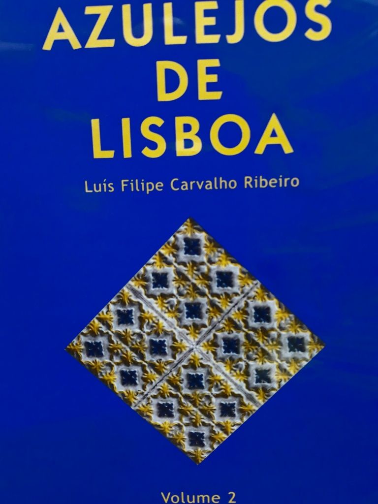 2 Albuns Azulejos de Lisboa volume 1 e 2 novos e embalados