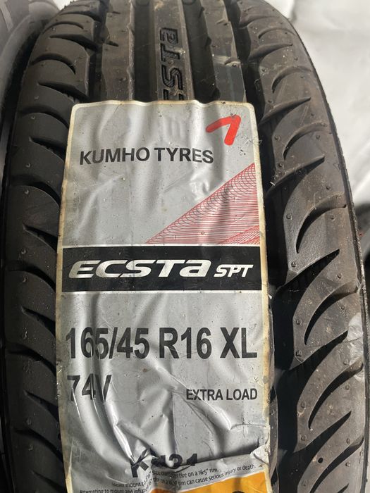 Pneus NOVOS 165/45/16 XL khumo SUPER PRECO