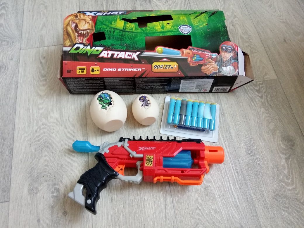 Бластер скорострельный Zuru X-shot dino attack straiker