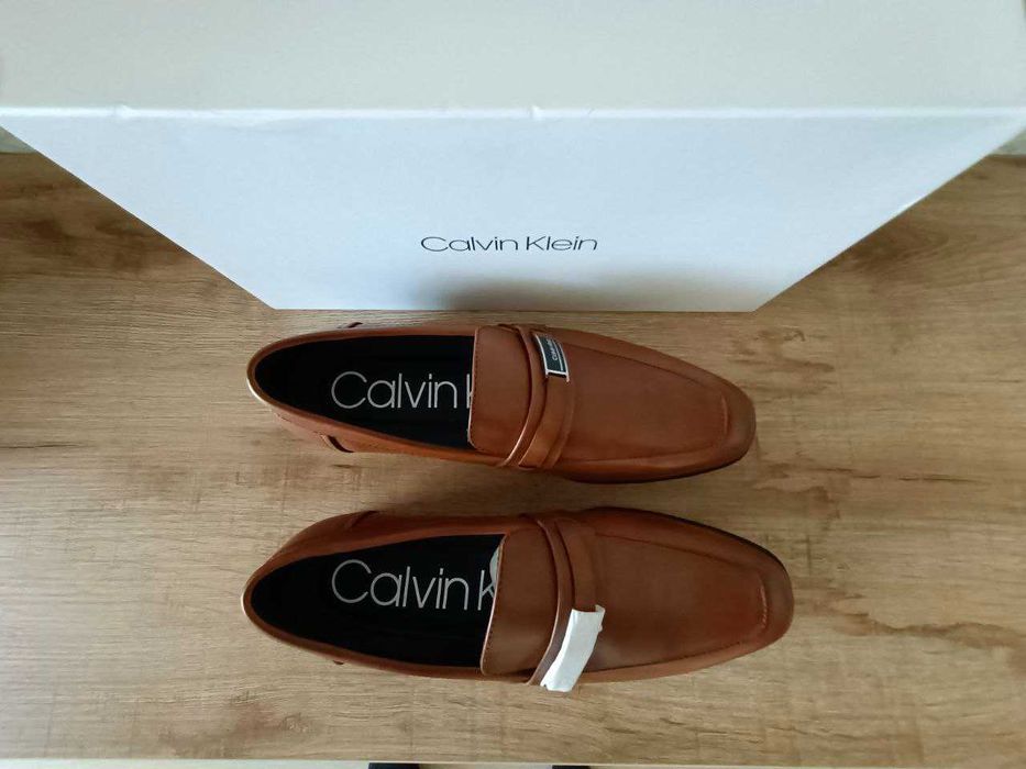 НОВІ оригінальні чоловічі туфлі (лофери) Calvin Klein, Original