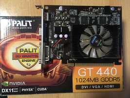 Видеокарта Palit GeForce GT440 1GB, 128bit, GDDR5