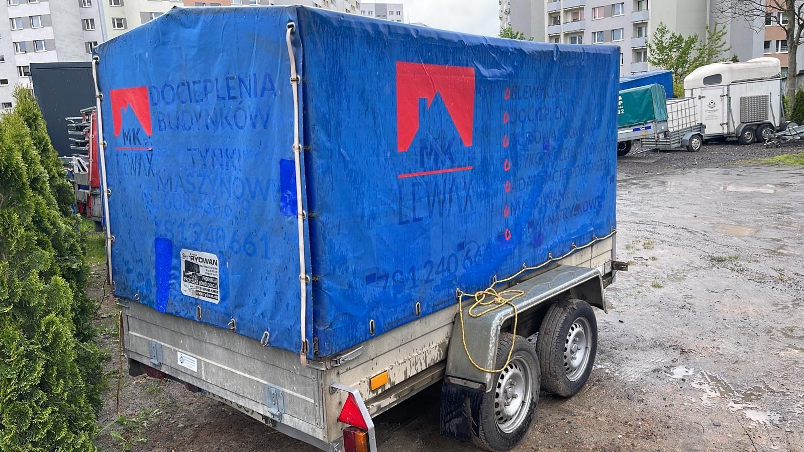 Przyczepa Dwuosiowa Rydwan 750 Kg zarejstrowana
