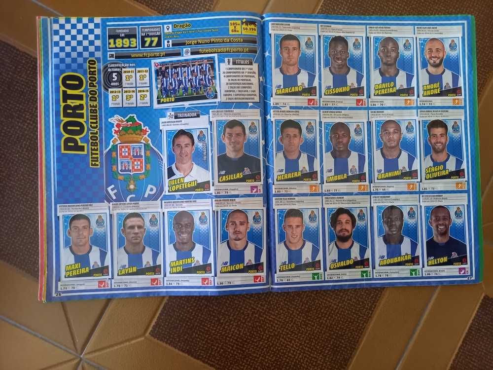 Caderneta completa Futebol 2015/2016