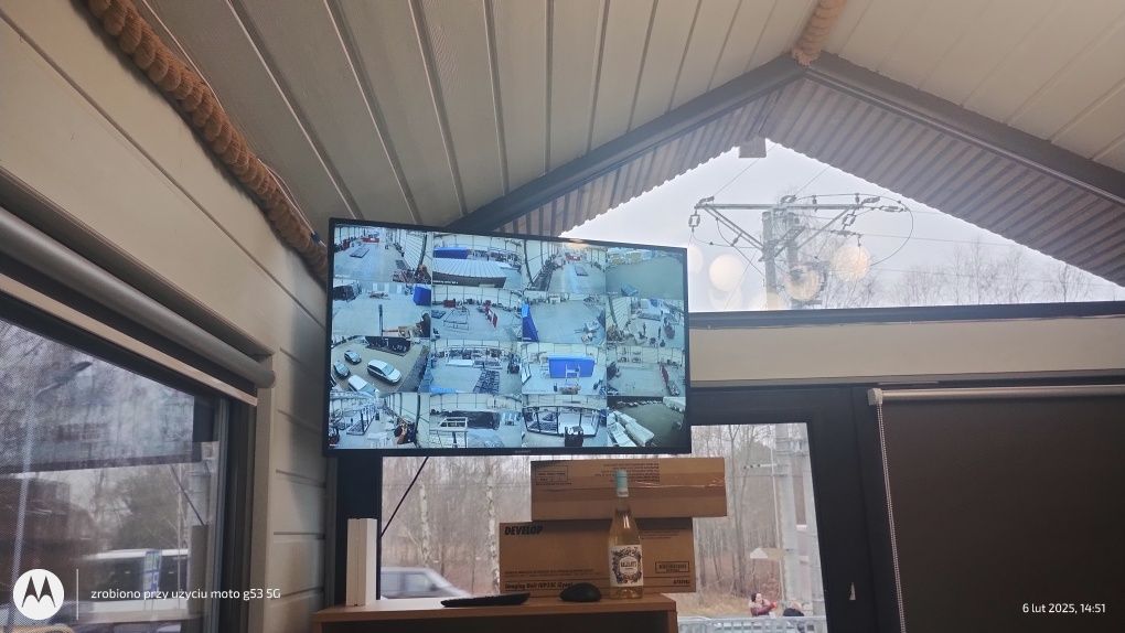 Ustawianie montaż Anten satelitarnych DVB-T2 instalcja Monitoringu