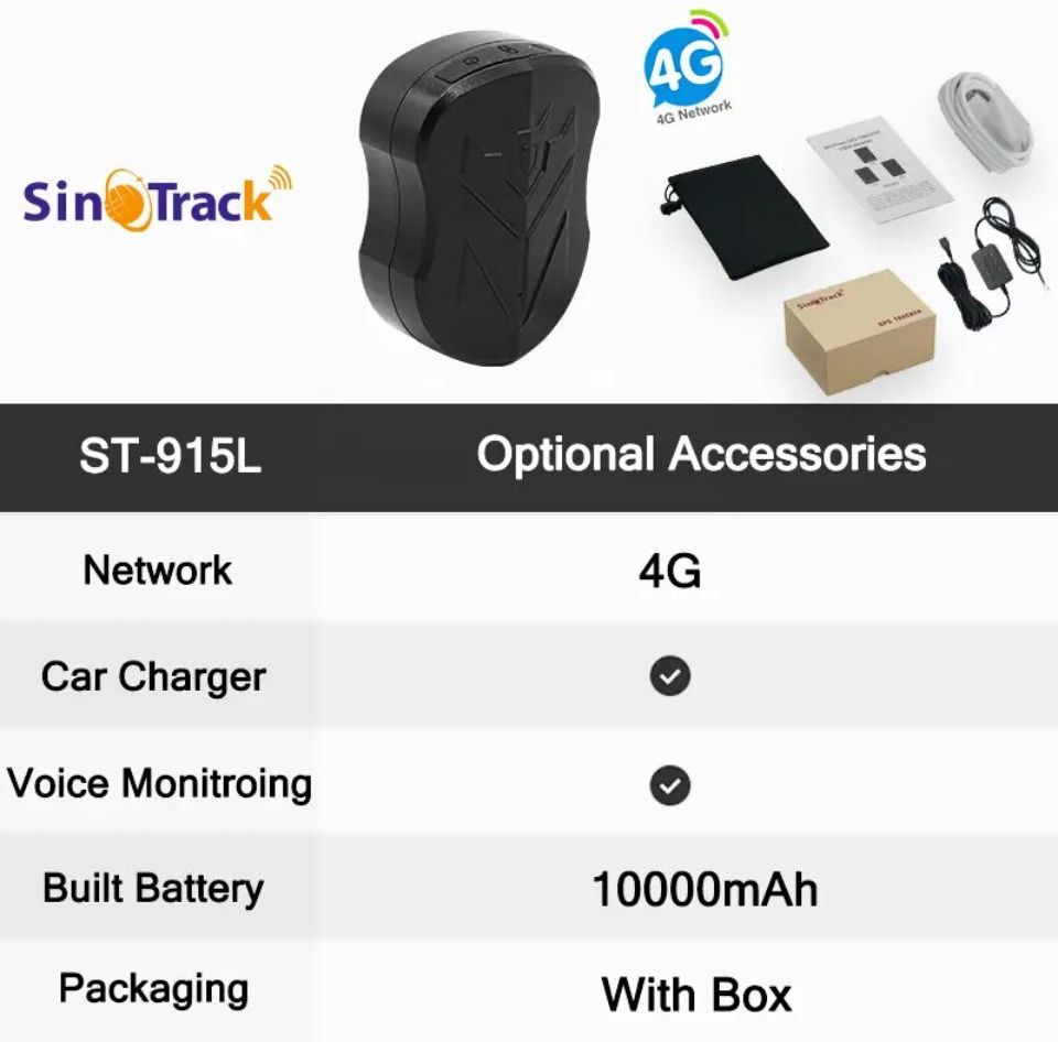 Localizador GPS 4G 10.000 mAh *NOVO*