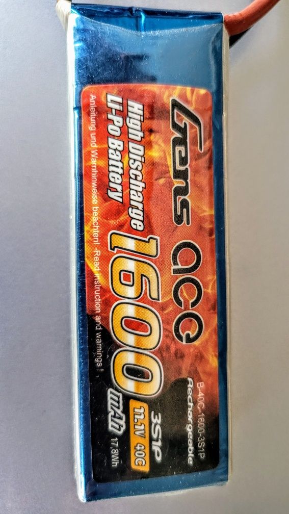 Akumulatory LiPo Gens Ace 2600/1600mAh 7,4V.