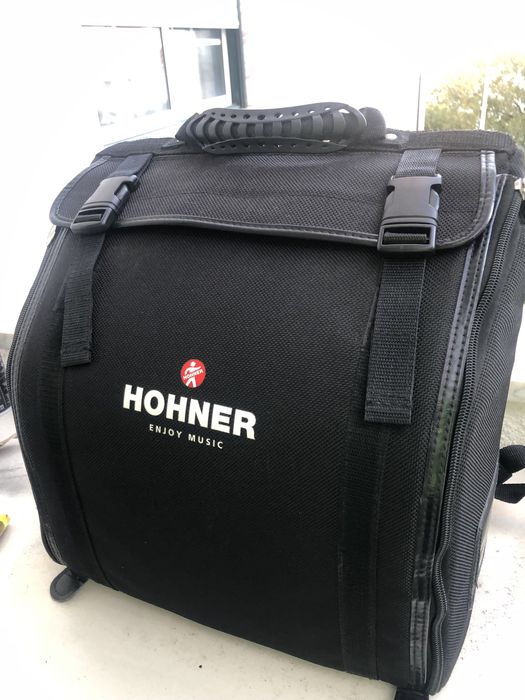 Concertina Hohner Compadre à 2 voz - em bom estado - oferta de mala