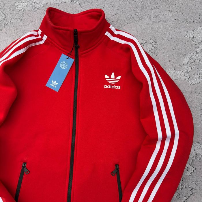 Зіпка Adidas Зима / Фліс. ТОП якість. Олімпійка Адідас. Кофта тепла